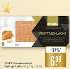 Marktkauf Aschaffenburg - Genussmomente Festtags-Lachs Angebot im Prospekt Genussmomente Festtags-Lachs bei Marktkauf im Aschaffenburg Prospekt für 6,99 €