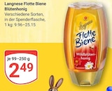 Flotte Biene Blütenhonig von Langnese für 2,49 € bei GLOBUS im Angebot Flotte Biene Blütenhonig von Langnese im aktuellen GLOBUS Prospekt