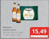 Aktuelles Bitburger Angebot bei Getränkefachmarkt Rausch in Gießen ab 15,49 €