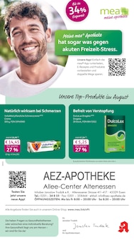 Aktueller mea - meine apotheke Prospekt "Unsere August-Angebote" für Essen Aktueller mea - meine apotheke Prospekt für Essen mit Seiten