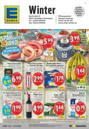 Aktueller EDEKA Prospekt mit Bratwurst, "Aktuelle Angebote", Seite 1