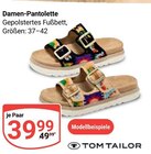 Damen-Pantolette Angebote von Tom Tailor bei GLOBUS Hoyerswerda für 39,99 €