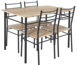Table "Loka" + 4 chaises dans le catalogue Bazarland