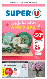 Vaisselle en promo dans le catalogue Super U à la page 1