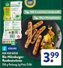 Bio-Nürnberger Rostbratwürste  im aktuellen ALDI SÜD Prospekt für 3,99 €