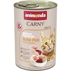 Zookauf - Animonda Cat Dose Carny Adult Single Protein Huhn 400 g Angebot im Prospekt Animonda Cat Dose Carny Adult Single Protein Huhn 400 g bei Zookauf im Prospekt "" für 2,39 €