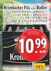 Pils Angebote von Krombacher bei EDEKA Paderborn für 10,99 €