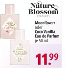 Moonflower oder Coco Vanilla Eau de Parfum Angebote von Nature Blossom bei Rossmann Aurich für 11,99 €