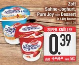 Sahne-Joghurt Pure Joy im EDEKA Prospekt Sahne-Joghurt Pure Joy von Zott im aktuellen EDEKA Prospekt für 0,39 €