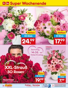 Blumen im Netto Marken-Discount Prospekt "Aktuelle Angebote" mit 58 Seiten (Nürnberg)