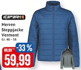 Herren Steppjacke Vermont im Angebot bei Kaufhaus Stolz in Rostock Herren Steppjacke Vermont Angebote von Icepeak bei Kaufhaus Stolz Rostock für 59,99 €
