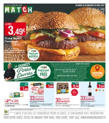 Catalogue Supermarchés Supermarchés Match en cours à Bitche et alentours, C'EST TOUS LES JOURS LE MARCHÉ, 24 pages, 16/04/2024 - 28/04/2024