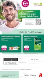 Apotheken Prospekt von mea - meine apotheke in Bühl Aktueller mea - meine apotheke Apotheken Prospekt für Bühl: Unsere August-Angebote mit 4} Seiten, 01.08.2026 - 31.08.2026