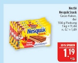 Aktuelle Kakao Angebote bei Marktkauf in Fürth Aktuelles Nesquik Snack Cacao Kakao Angebot bei Marktkauf in Fürth ab 1,19 €
