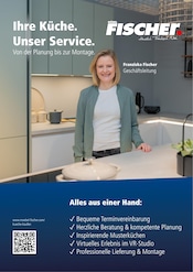 Aktueller Möbel Fischer Möbel & Einrichtung Prospekt in Eckental und Umgebung, "Ihre Küche. Unser Service." mit 1 Seite, 04.08.2025 - 31.08.2025