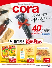 Catalogue Cora à Douai, avec 40 pages Prospectus Cora à Douai, "BONNE FÊTE PAPA", 40 pages, 13/06/2023 - 19/06/2023