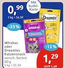 Knuspertaschen Katzensnack von Whiskas für 0,99 € bei budni im Angebot Knuspertaschen Katzensnack von Whiskas im aktuellen budni Prospekt