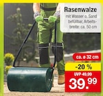 Rasenwalze für 39,99 € bei Zimmermann im Angebot Rasenwalze im aktuellen Zimmermann Prospekt