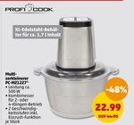Penny-Markt - Multizerkleinerer PC-MZ1227 Angebot im Prospekt Multizerkleinerer PC-MZ1227 bei Penny-Markt im Prospekt "" für 22,99 €