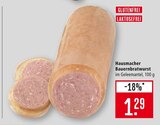 Hausmacher Bauernbratwurst im Angebot bei Marktkauf in Rottenburg Hausmacher Bauernbratwurst Angebote bei Marktkauf Rottenburg für 1,29 €