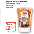 No-Touch Handseife im Angebot bei GLOBUS in Erftstadt No-Touch Handseife Angebote von Sagrotan bei GLOBUS Erftstadt für 2,99 €
