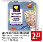 Aktuelles Herzstücke Thunfischfilets Angebot bei E center in Freiburg (Breisgau) ab 2,22 €