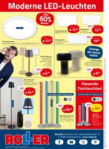 LED-Lampe im ROLLER Prospekt "Unsere große Lagerräumung!" mit 4 Seiten (Mannheim)