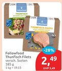 Thunfisch Filets mit Kokos, Chili & Zitrone im budni Prospekt Thunfisch Filets mit Kokos, Chili & Zitrone von followfood im aktuellen budni Prospekt für 2,49 €