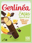 Barre Encas Équilibré Chocolat Orange - Gerlinéa dans le catalogue Intermarché Super