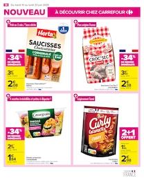 Prix et réduction Cacahuètes dans le prospectus Carrefour en cours Offre Cacahuètes dans le catalogue Carrefour du moment à la page 38