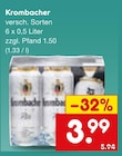 Bier Angebote von Krombacher bei Netto Marken-Discount Schwerte für 3,99 €