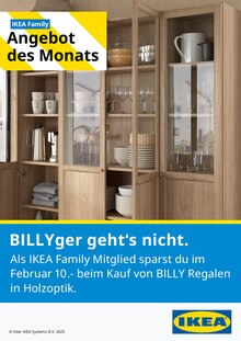 Aktueller IKEA Duisburg Prospekt "BILLYger geht's nicht." mit 1 Seite