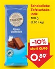 Schokoliebe Tafelschokolade Angebote bei Netto Marken-Discount Bremerhaven für 0,89 €