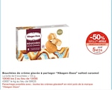 Bouchées de crème glacée à partager salted caramel - HÄAGEN-DAZS à 5,24 € dans le catalogue Monoprix