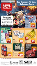 REWE Prospekt "Dein Markt" für Duisburg, 34 Seiten, 27.10.2025 - 01.11.2025
