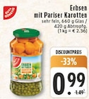 E center Wesseling - Erbsen mit Pariser Karotten Angebot im Prospekt Erbsen mit Pariser Karotten bei E center im Wesseling Prospekt für 0,99 €