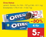 Kekse im Angebot bei Netto Marken-Discount in Hannover Kekse Angebote von Oreo bei Netto Marken-Discount Hannover für 1,79 €