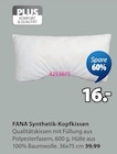 Synthetik-Kopfkissen Fana Angebote bei JYSK Göppingen für 16,00 €