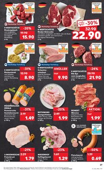 Steak im Kaufland Prospekt "KNÜLLER" mit 58 Seiten (Freiburg (Breisgau))