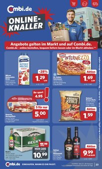 Becks im aktuellen combi Prospekt (Bielefeld) Becks im combi Prospekt "Markt - Angebote" mit 38 Seiten (Bielefeld)