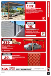 Pergola Angebote im Prospekt "PRIX DÉPÔT FOIRE AUX MATÉRIAUX" von Brico Dépôt Pergola Angebote im Prospekt "PRIX DÉPÔT FOIRE AUX MATÉRIAUX" von Brico Dépôt auf Seite 13