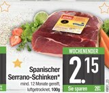 Spanischer Serrano-Schinken  im aktuellen EDEKA Prospekt für 2,15 €