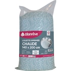 Couette Imprimée Chaude Blanrêve en promo chez Auchan Hypermarché Béziers à 14,99 €