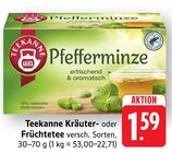 Pfefferminze im Angebot bei E center in Ulm Pfefferminze Angebote von Teekanne bei E center Ulm für 1,59 €