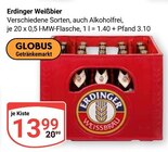 Weißbier im Angebot bei GLOBUS in Pirmasens Weißbier Angebote von Erdinger bei GLOBUS Pirmasens für 13,99 €
