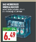 Mineralwasser im Angebot bei Marktkauf in Osnabrück Mineralwasser Angebote von BAD MEINBERGER bei Marktkauf Osnabrück für 6,49 €