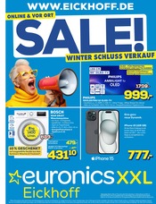 Aktueller EURONICS Elektromarkt Prospekt in Lippstadt und Umgebung, "SALE!" mit 8 Seiten, 02.02.2025 - 07.02.2025