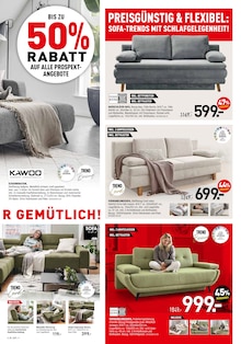 Couch im Möbel Wallach Prospekt "WIR FEIERN 30 JAHRE" mit 22 Seiten (Hannover)