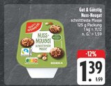 Nuss-Nougat schnittfeste Masse im Angebot bei E center in Würzburg Nuss-Nougat schnittfeste Masse Angebote von Gut & Günstig bei E center Würzburg für 1,39 €