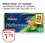 Pfefferminze im Angebot bei GLOBUS in Neuwied Pfefferminze Angebote von Meßmer bei GLOBUS Neuwied für 1,79 €